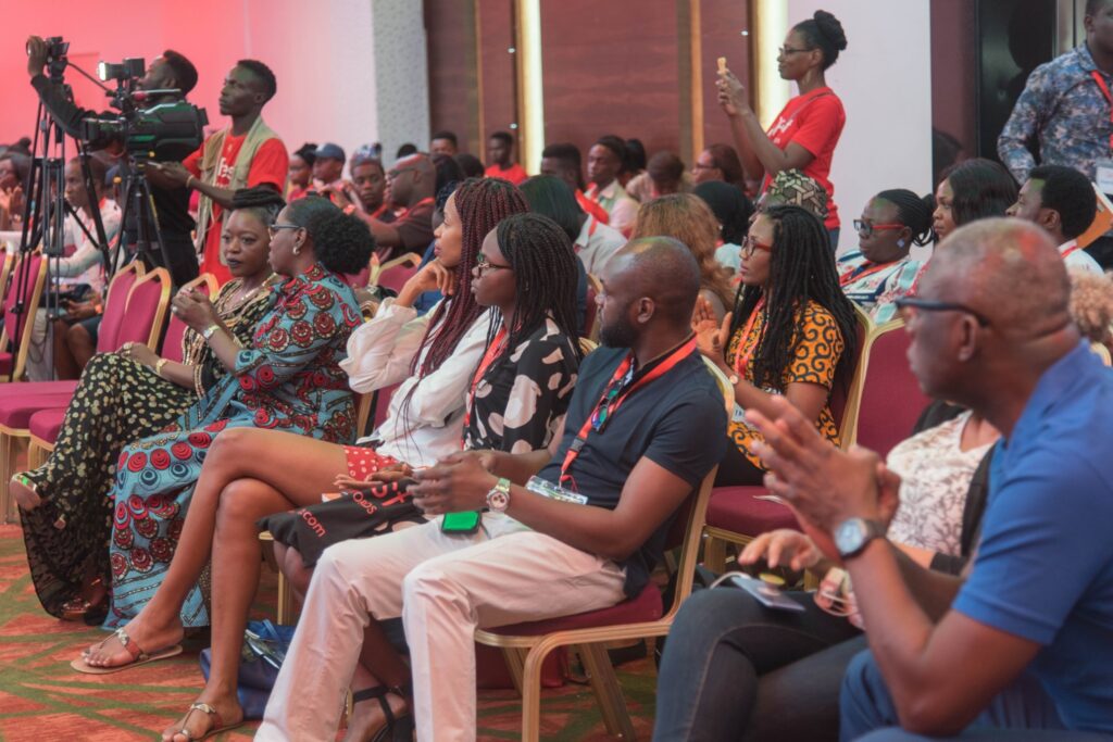 A cross section of the audience at the Quramo Festival of Words 2019. Credit: Quramo.