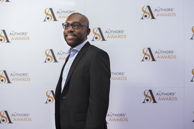 Anietie Isong at the 2018 McKitterick Prize ceremony. Credit: Tom Pilston.