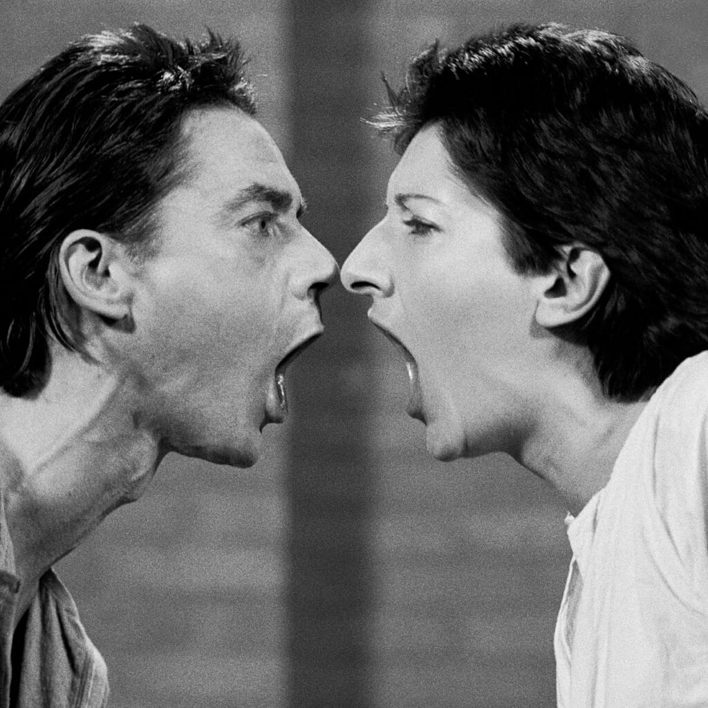 Marina Abramović and Ulay. Photograph by TCD slash Prod DB slash Alamy