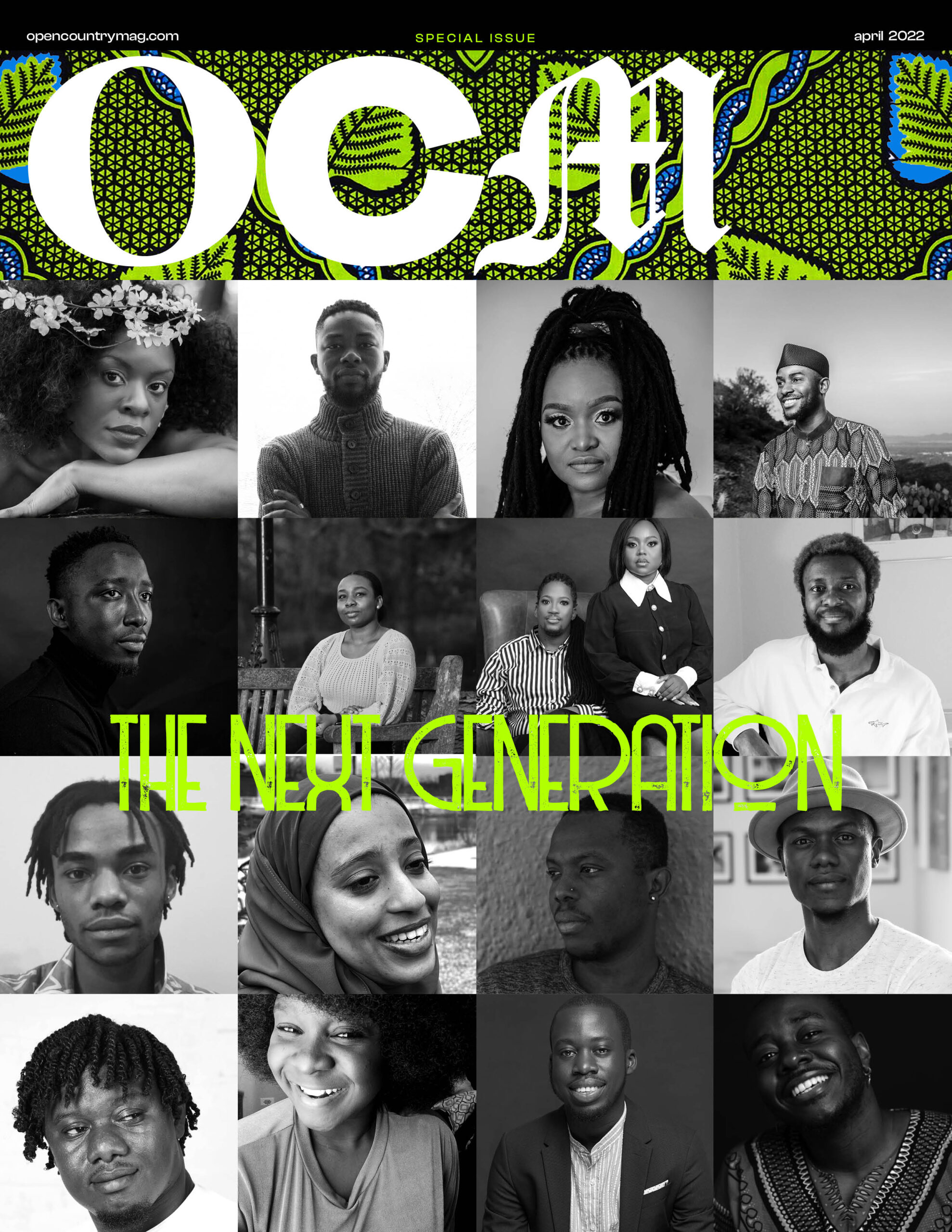 Open Country Mag - The Next Generation of African Literature Covers Open Country Mag. First cover designed by Emmimade Studio.