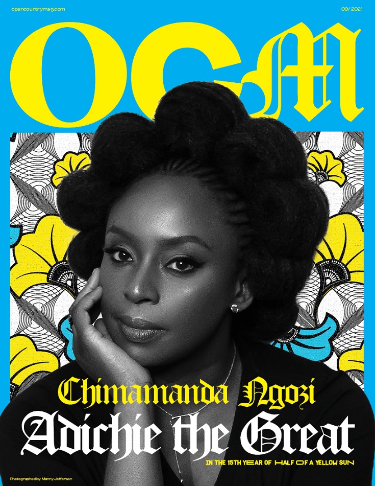 Chimamanda Ngozi Adichie September 2021 Cover of Open Country Mag