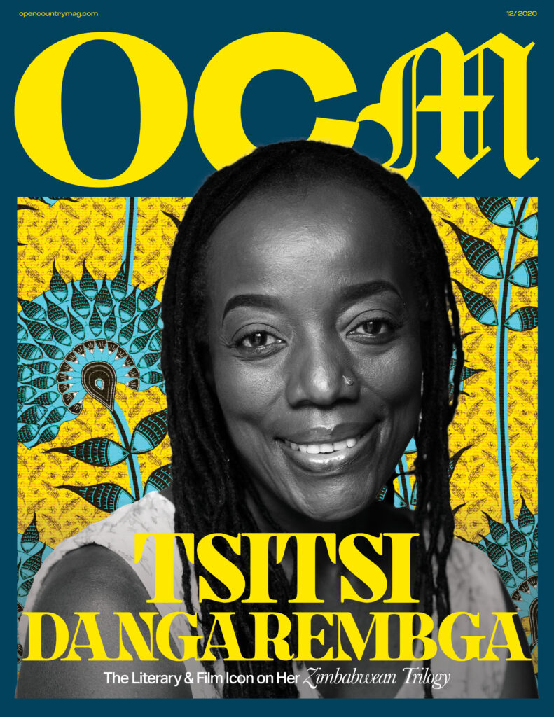 Tsitsi Dangarembga Is on the Dec. 2020 Cover of Open Country Mag. Reissued Cover.