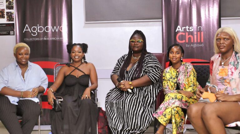 Agbowo and LAA's Arts and Women event in Lagos.
