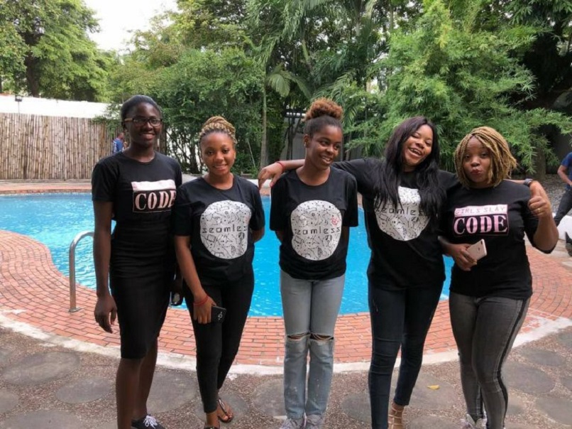 The Tech4Her Africa team.