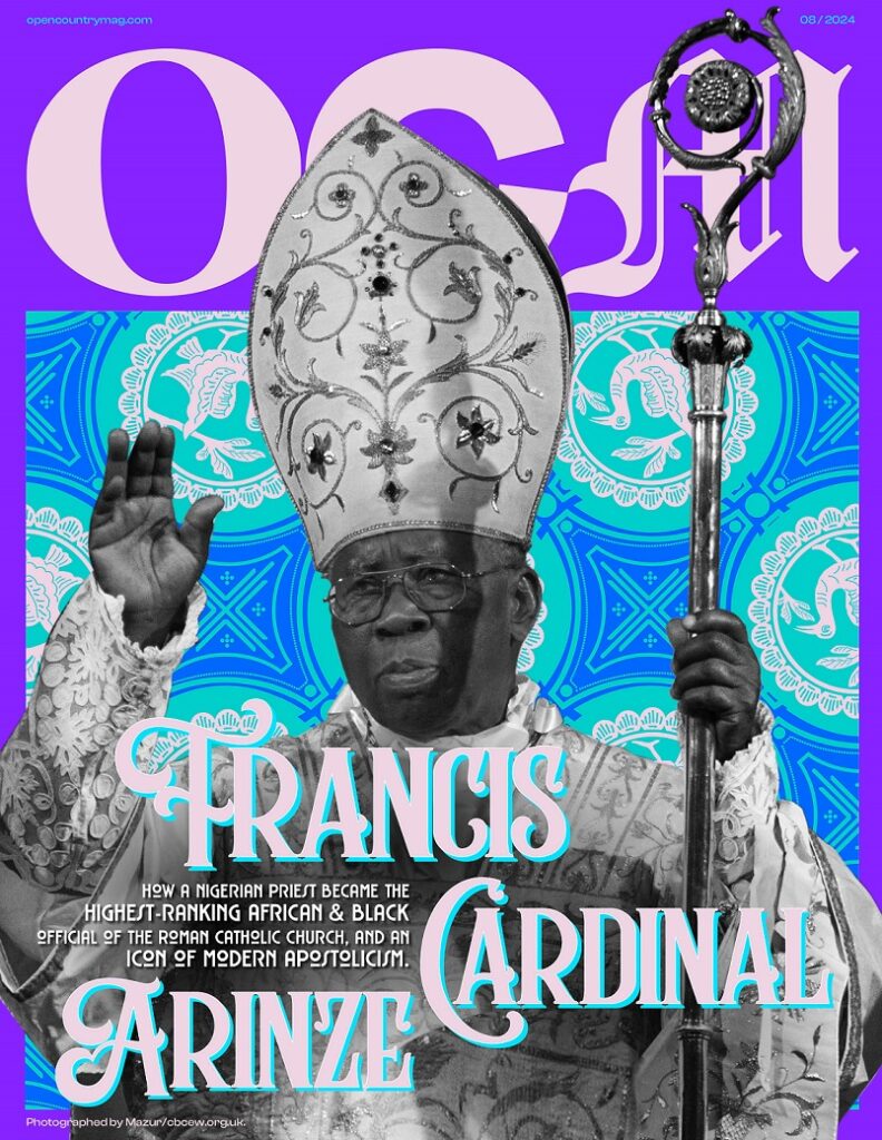 Francis Cardinal Arinze Is on the August 2024 Cover of Open Country Mag