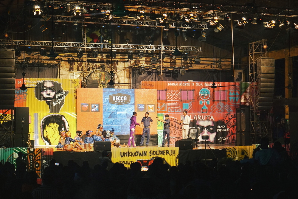 A performance at New Afrika Shrine. From felakuti.com.
