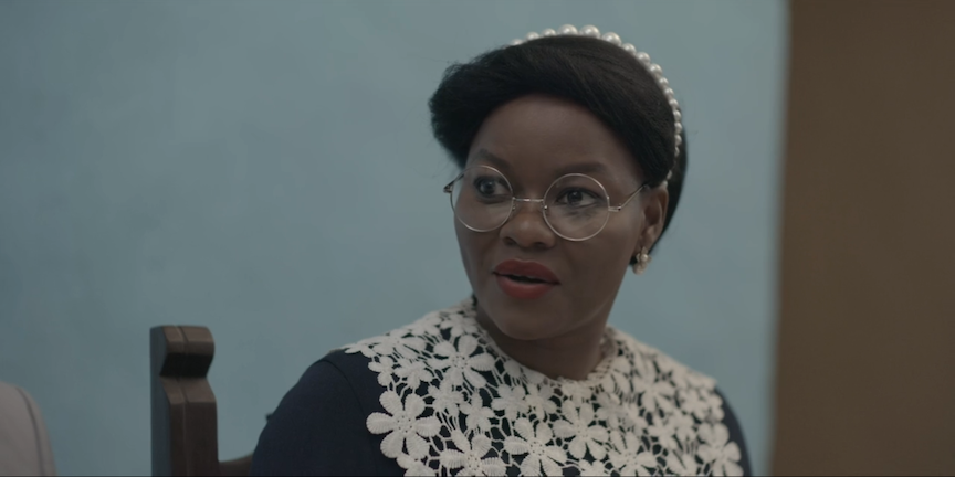 Kehinde Bankole as Mrs. Ransome-Kuti. Credit: Bolanle Austen-Peters, FUNMILAYO RANSOME-KUTI, 2024, Prime Video.
