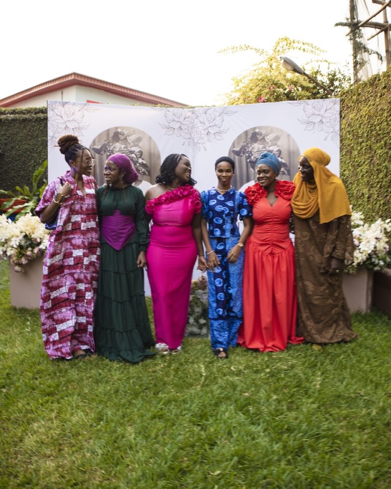 Abebi Award founder Mofiyinfoluwa O. and the honoured writers.