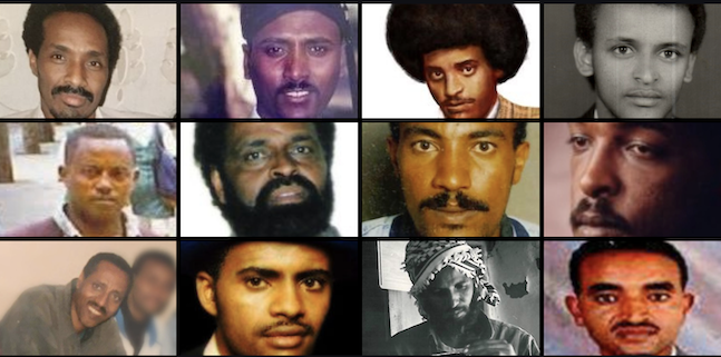 The 12 Eritrean writers disappeared in 2001. Images courtesy of PEN International.