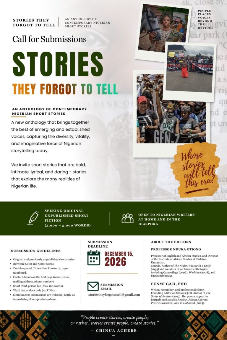 Stories They Forgot to Tell: An Anthology of Nigerian Short Stories